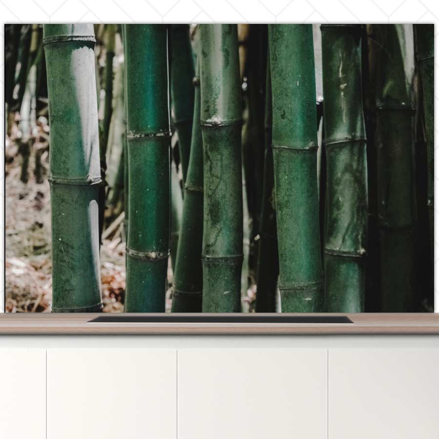 Spatscherm - Groene Bamboe