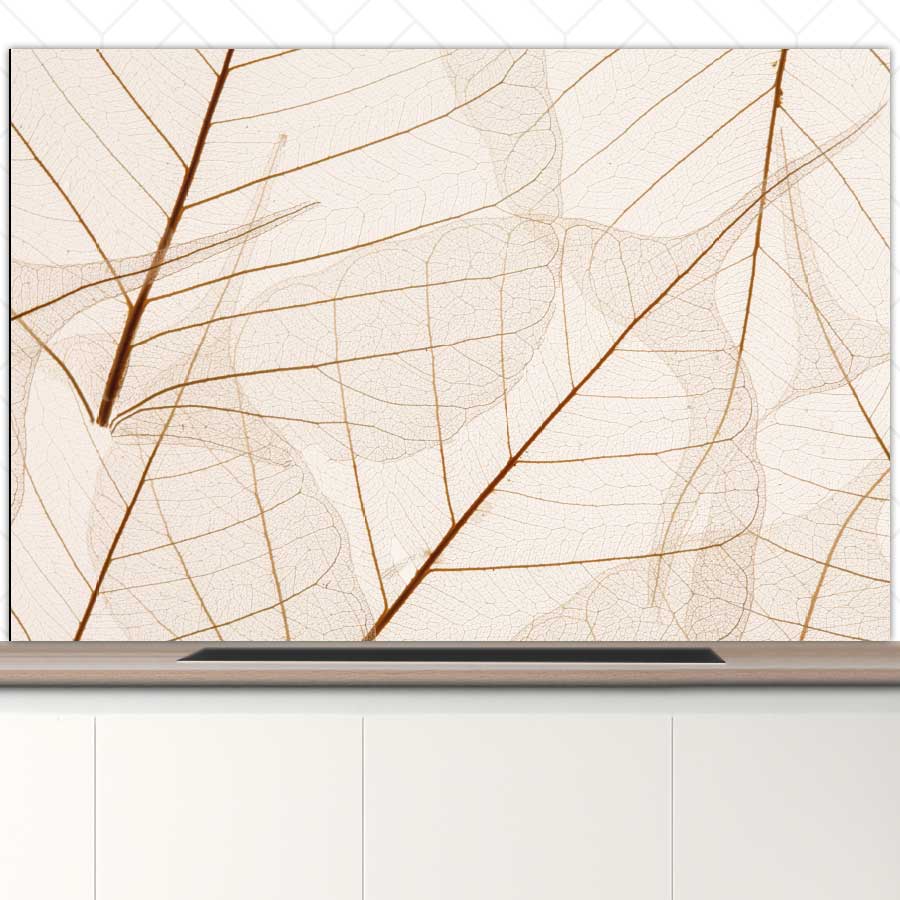 Spatscherm - Close-up van bladeren