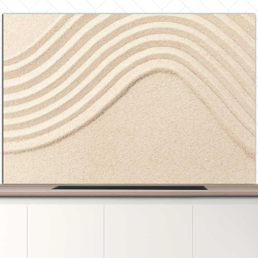 Spatscherm - Zandgolven