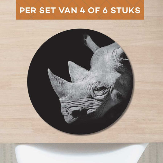 Placemat - Neushoorn