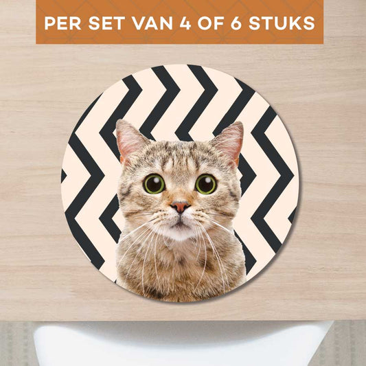 Placemat - Funny kat zigzag