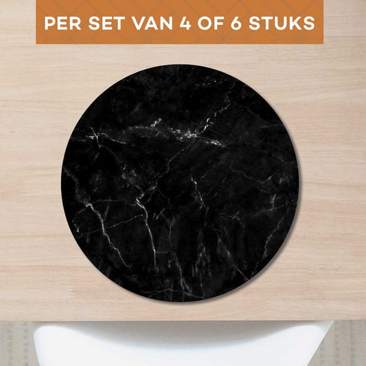Placemat - Marmer Zwart