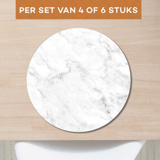 Placemat - Marmer Intens Wit