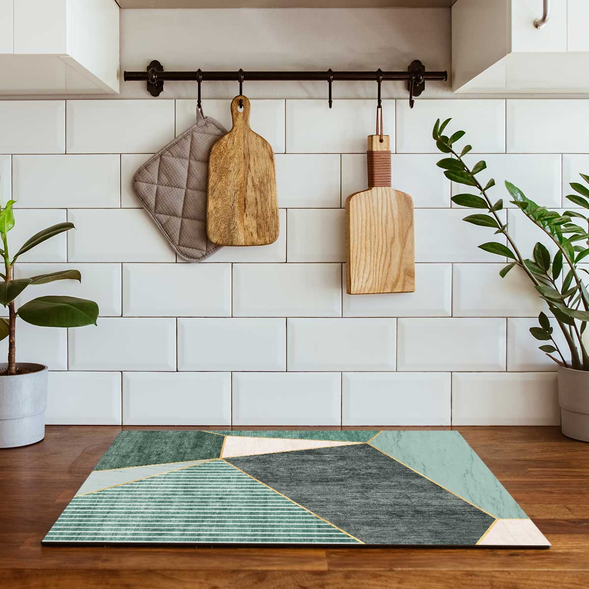 Inductie beschermer - Groene rechthoeken