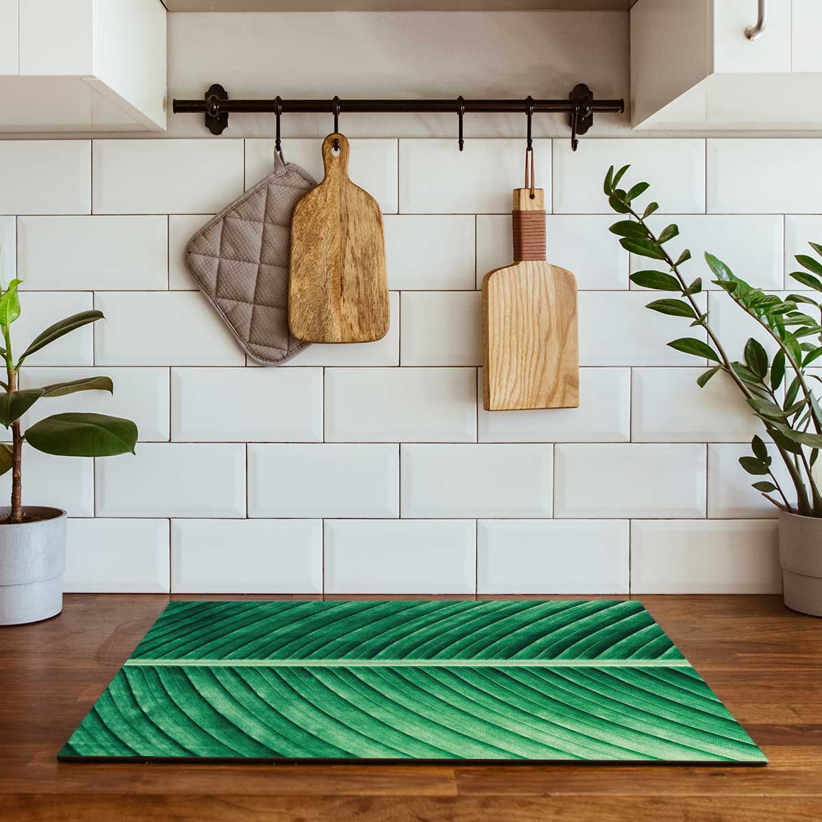 Inductie beschermer - Groen blad