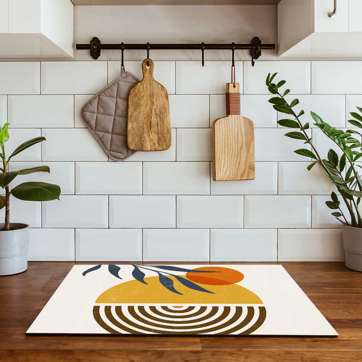 Inductie beschermer - Boho zonsondergang