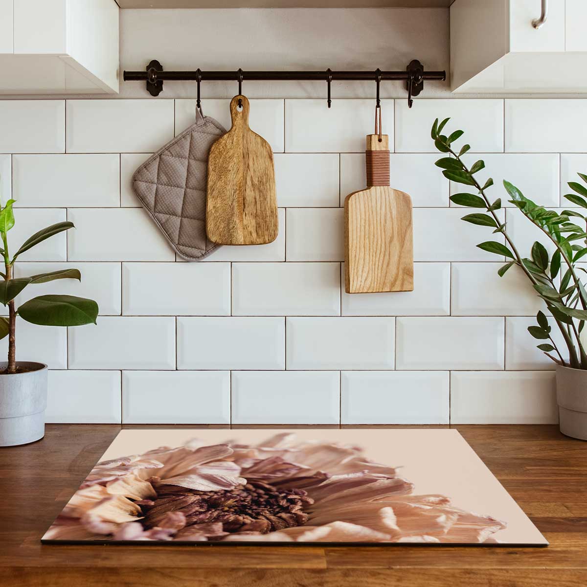 Inductie beschermer - Gedroogde chrysant