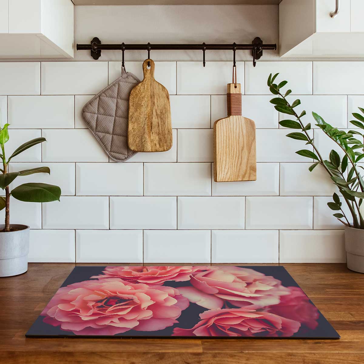 Inductie beschermer - Rozen close-up