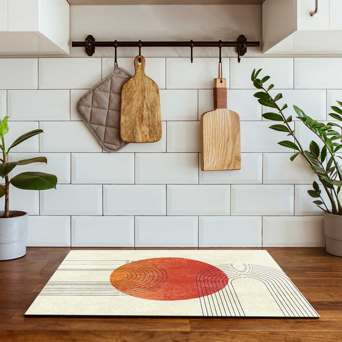 Inductie beschermer - Boho zomer