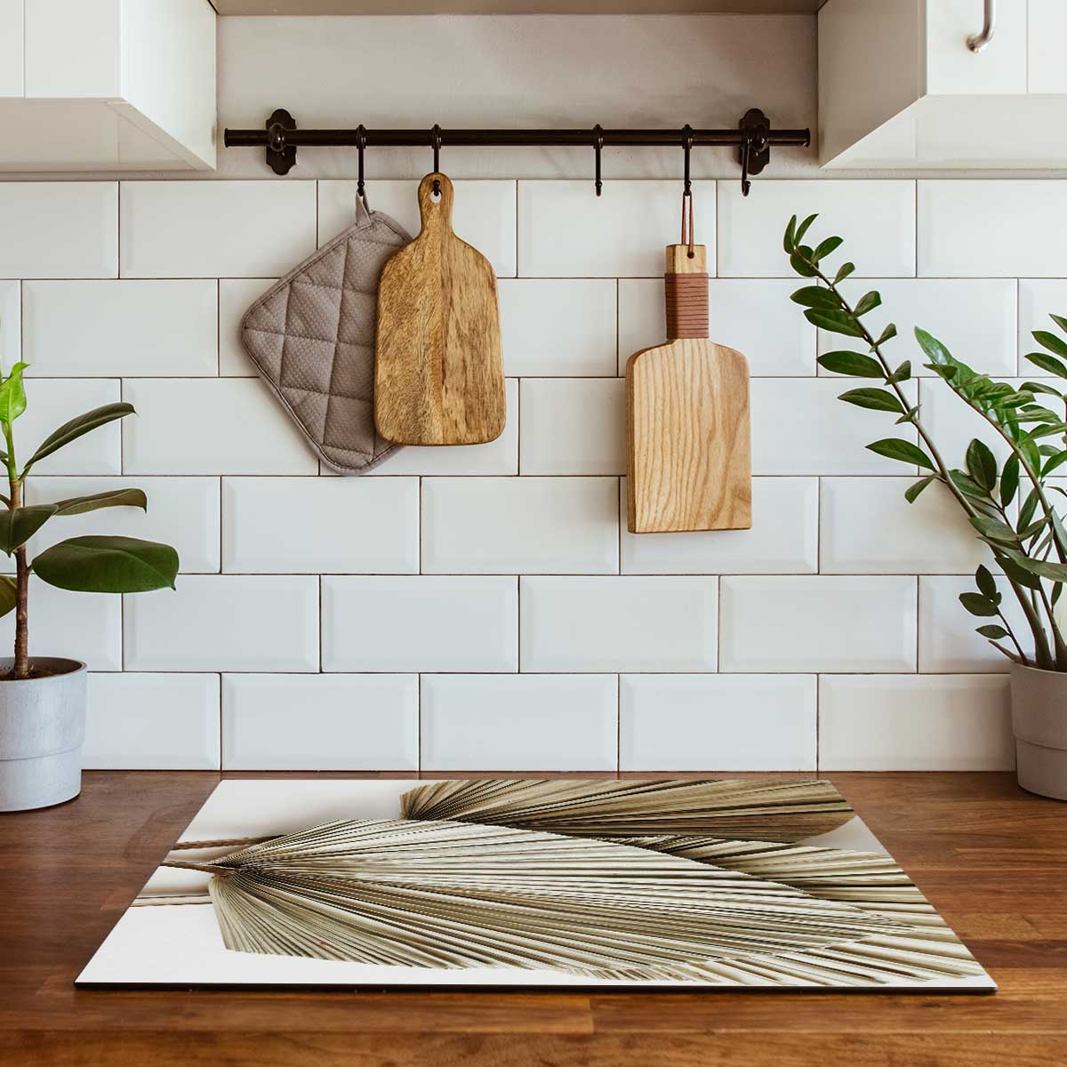 Inductie beschermer - Gedroogde palmbladeren