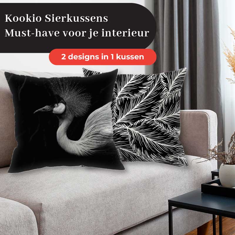 Sierkussen dieren - Kraanvogel
