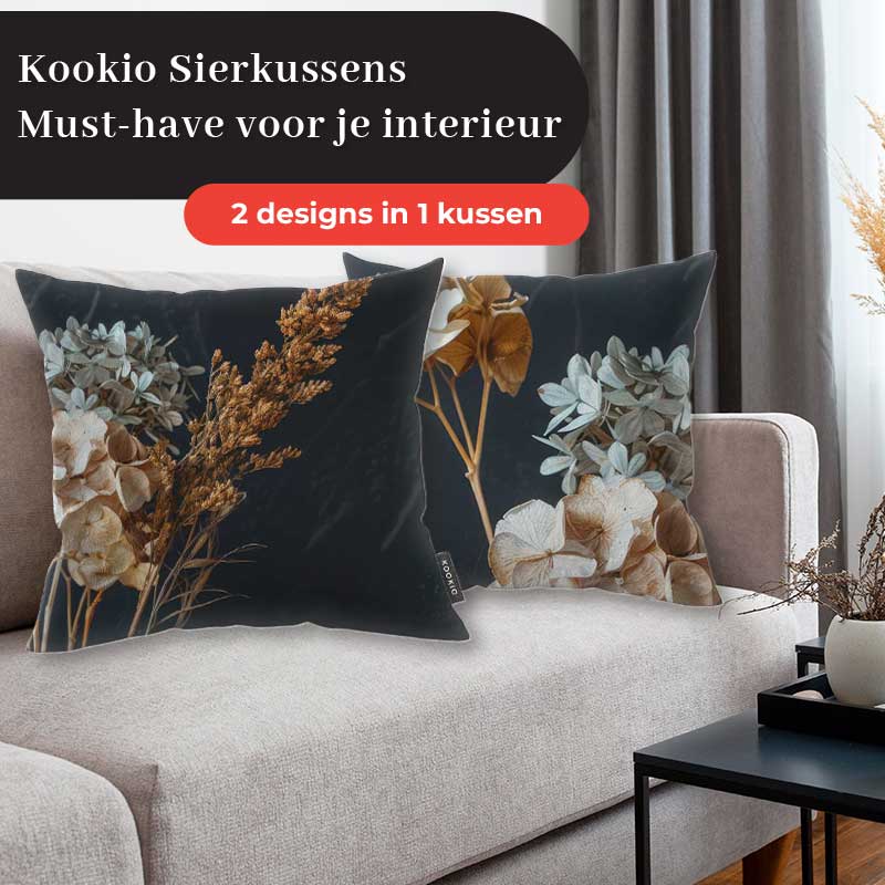 Sierkussen - Droogbloemen Natural Living
