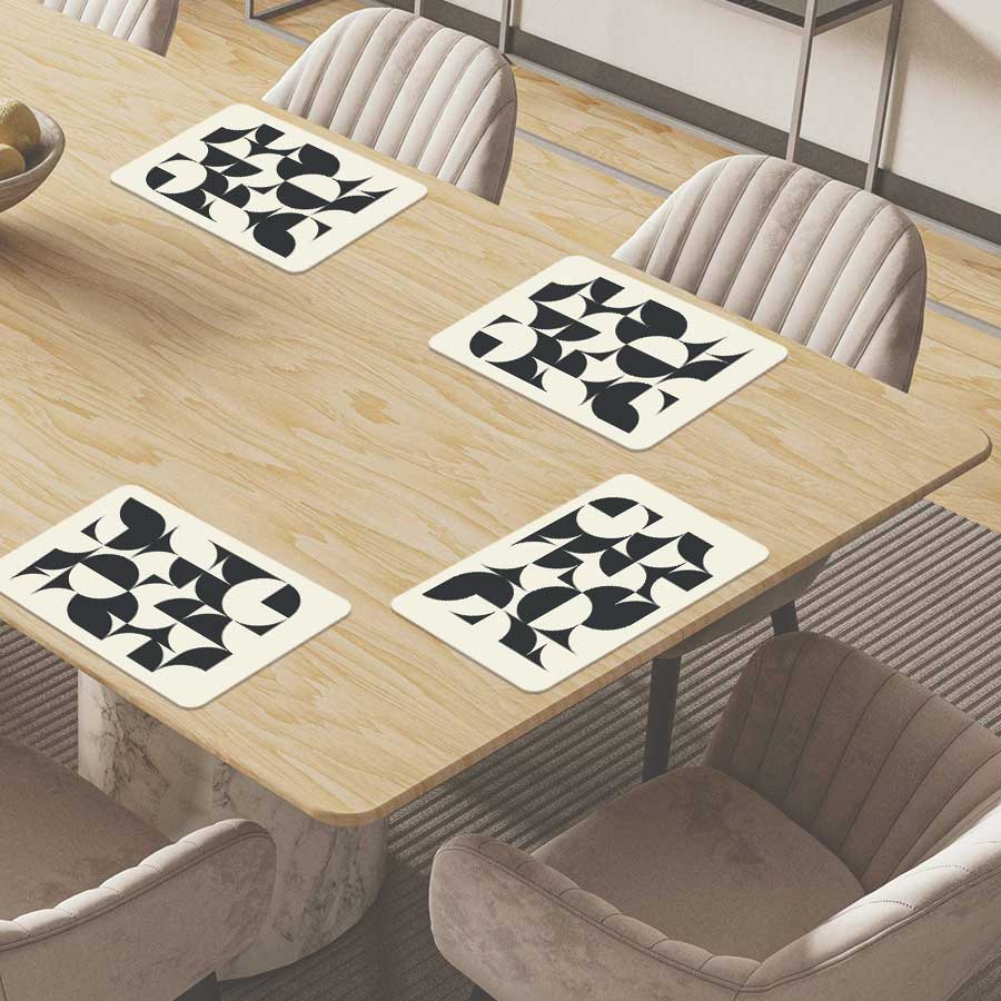 Placemat - Bauhaus cirkels