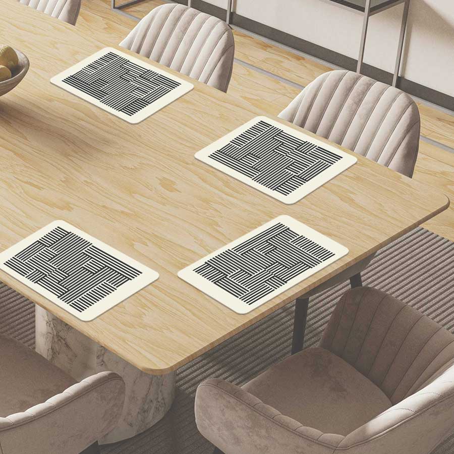 Placemat - Bauhaus lijnen