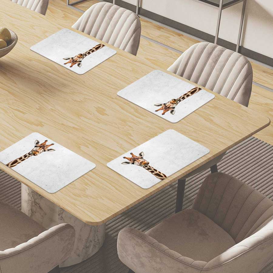 Placemat - Funny giraf beton