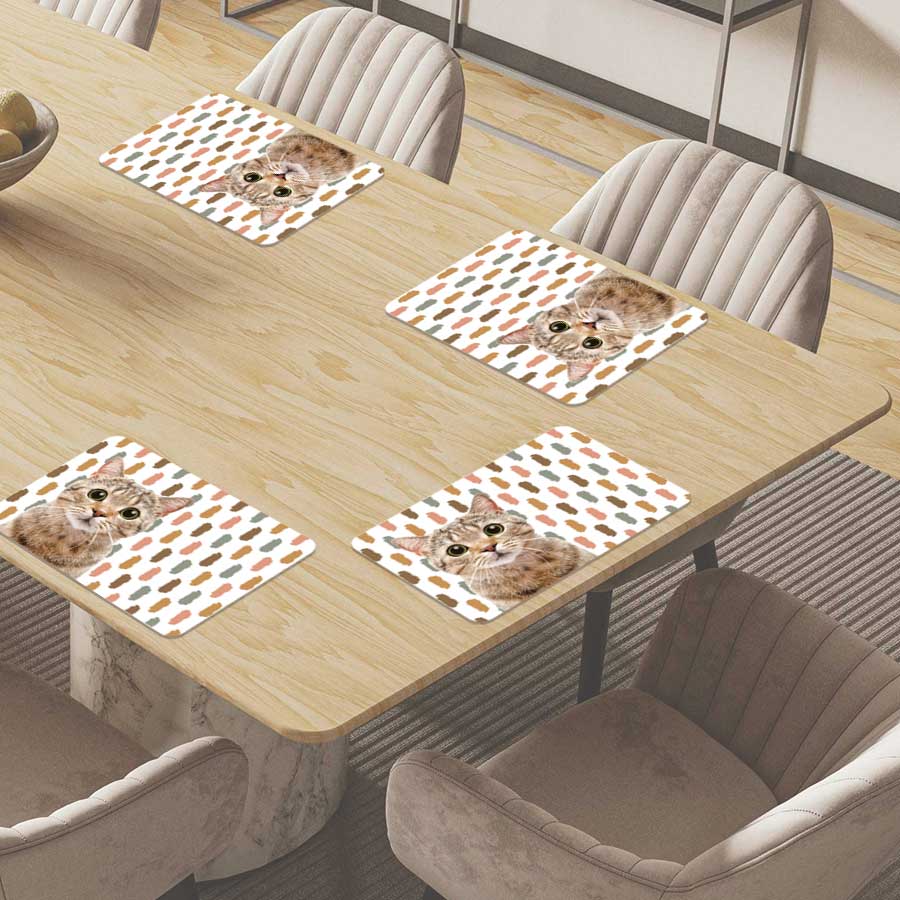 Placemat - Funny kat vlekken