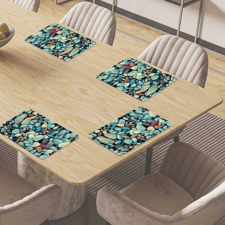 Placemat - Stenen strand