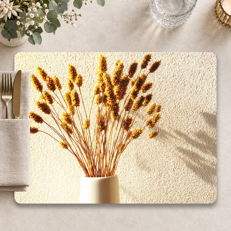 Cozy home - Luxe droogbloemen placemat voor een moderne tafelpresentatie - Kookio