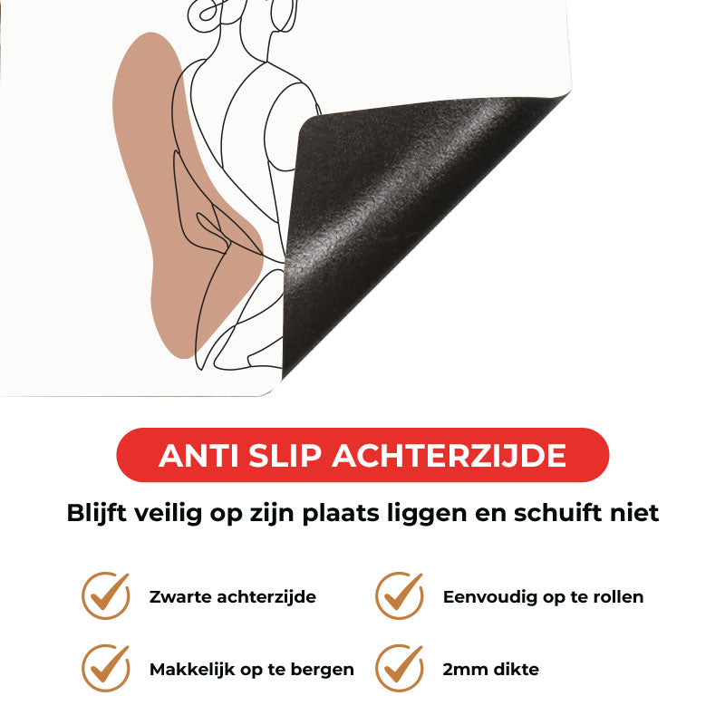 Inductie beschermer - Vrouw in silhouette