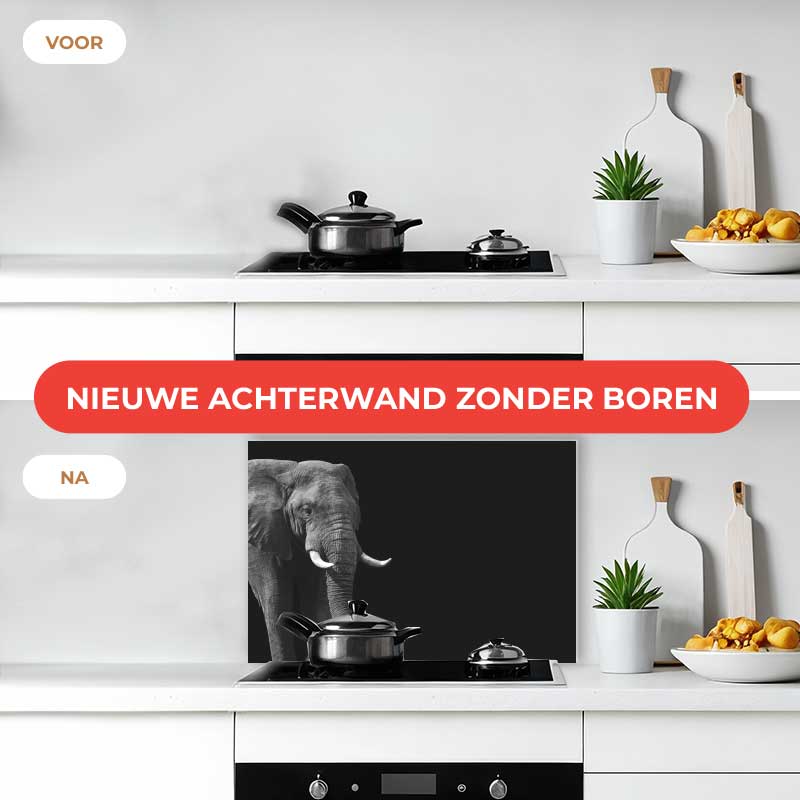 Spatscherm - Afrikaanse olifant