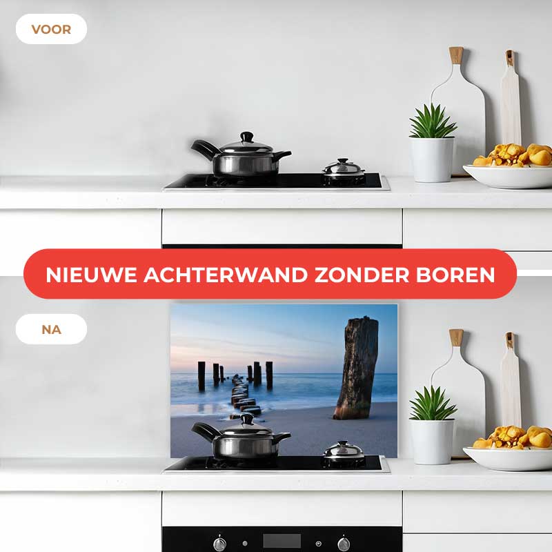 Spatscherm - Golfbreker op het strand