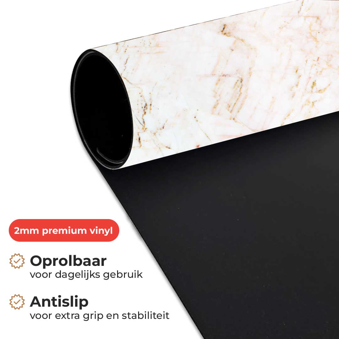 Bureau Onderlegger - Marmer natuurlijk wit