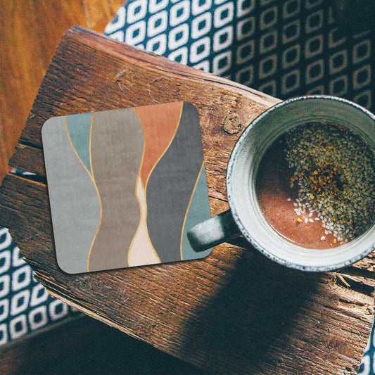 Onderzetter - Abstracte golven