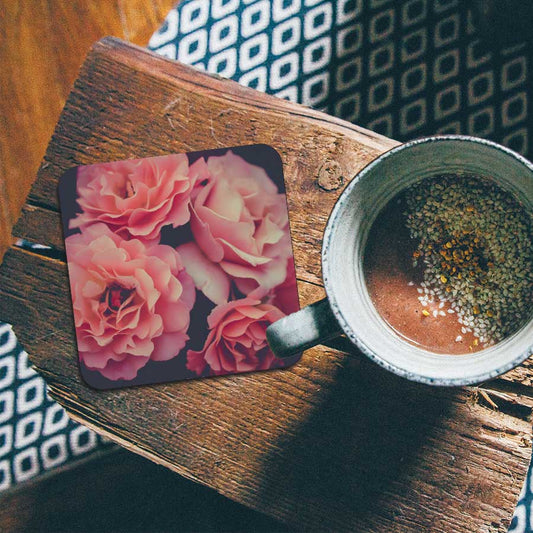 Onderzetter - Rozen close-up
