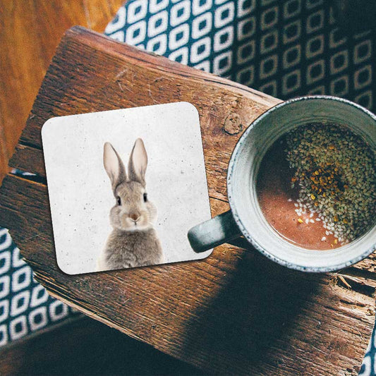 Onderzetter - Funny konijn beton