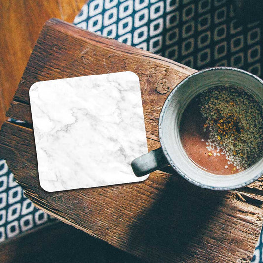 Onderzetter - Marmer Intens Wit