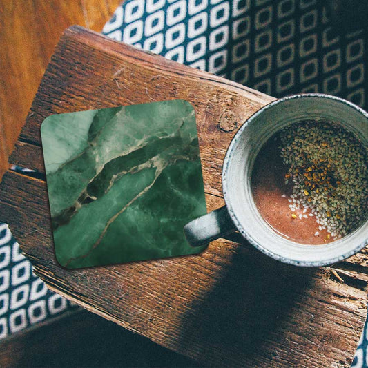 Onderzetter - Marmer Groen