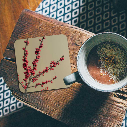 Onderzetter - Rode bessen