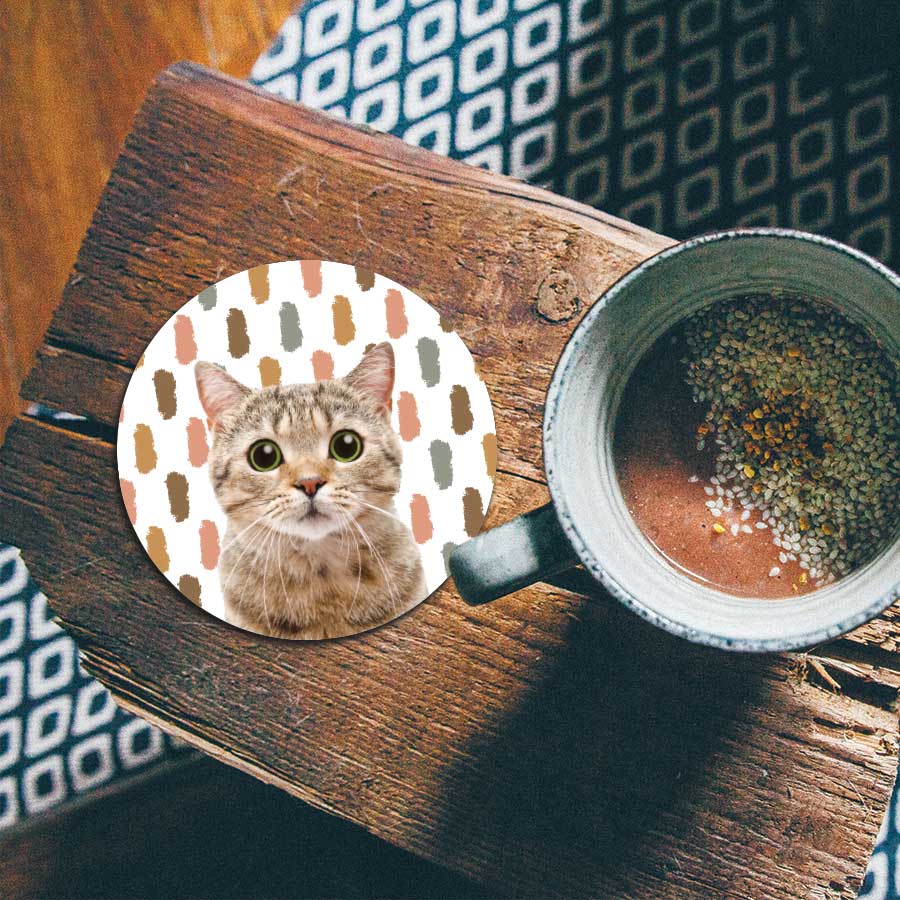 Onderzetter - Funny kat vlekken