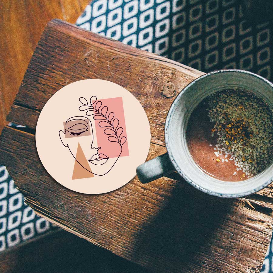 Onderzetter - Abstracte elegantie