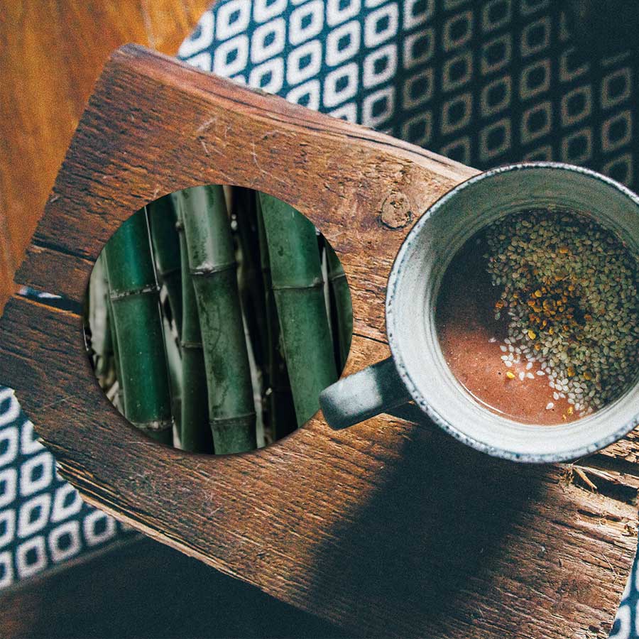 Onderzetter - Groene Bamboe