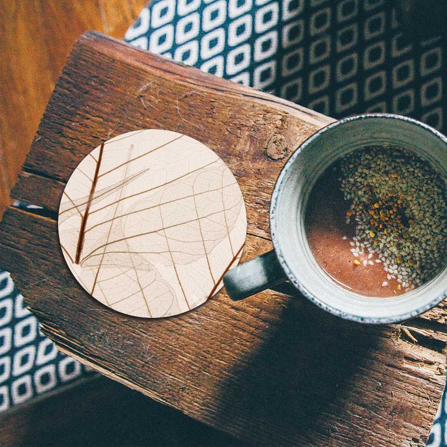 Onderzetter - Close-up van bladeren