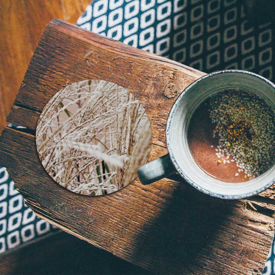 Onderzetter - Droge rietstengels