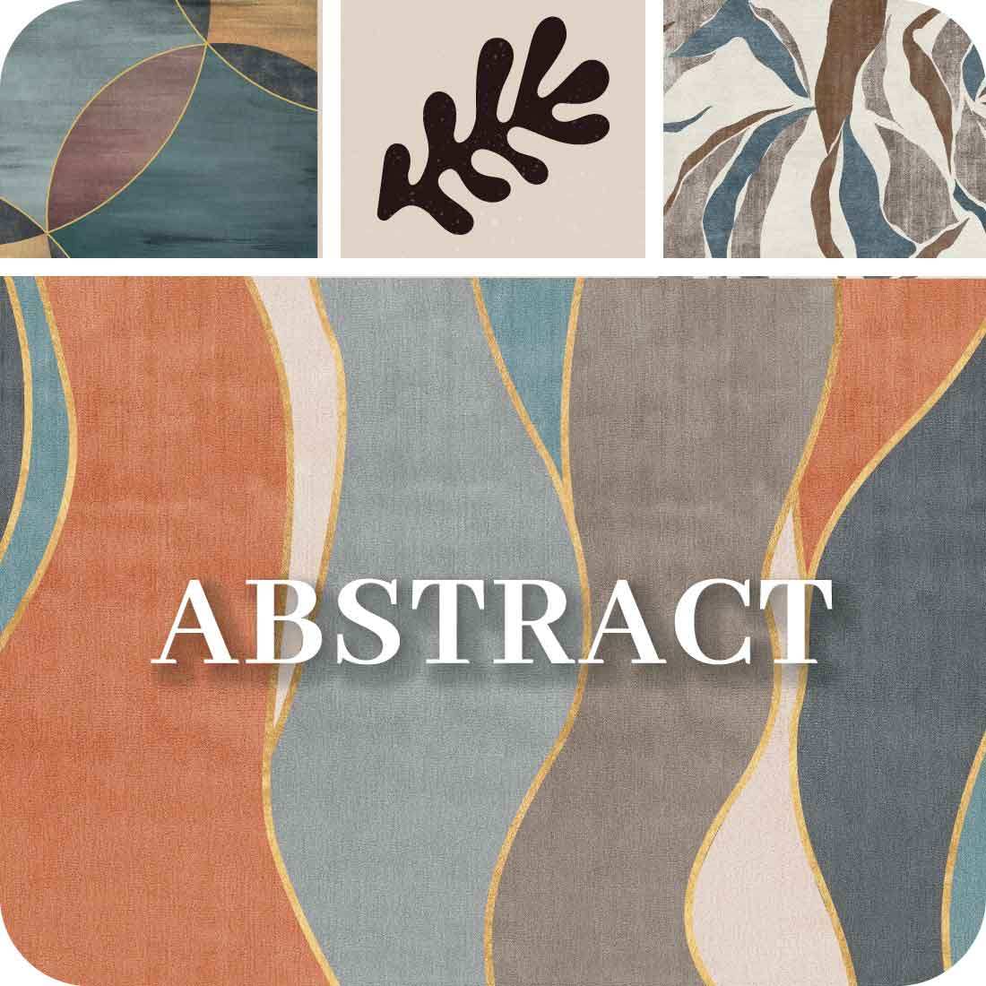 Abstracte Spatschermen voor keukenwand van Kookio