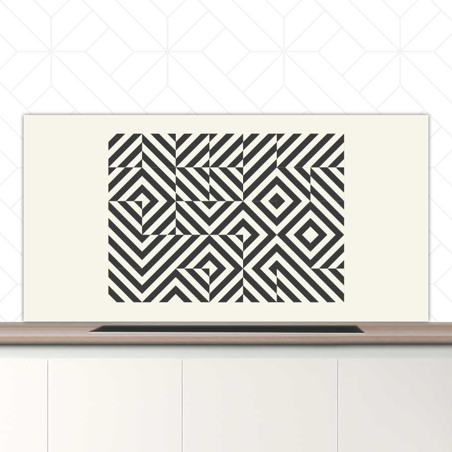 Spatscherm - Bauhaus vierkanten