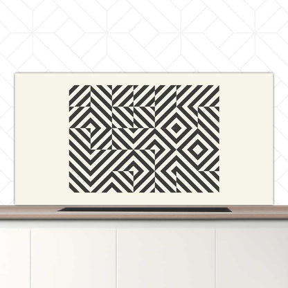 Spatscherm - Bauhaus vierkanten