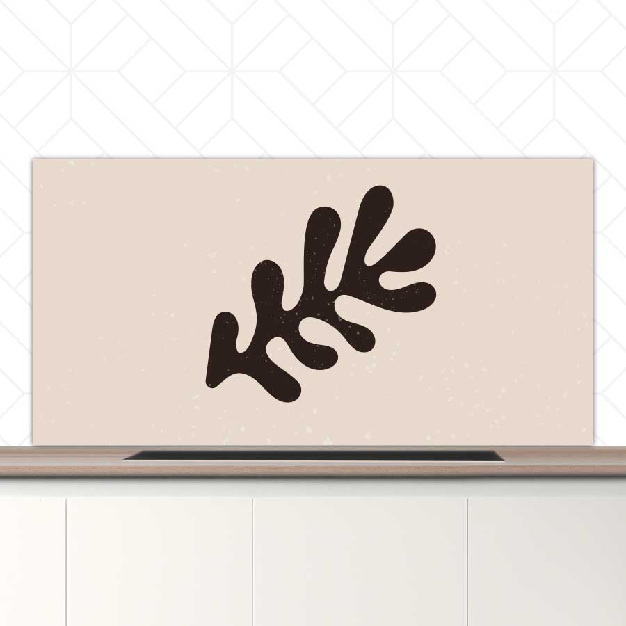 Spatscherm - Artistiek blad