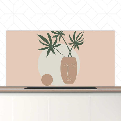 Spatscherm - Plant in vaas