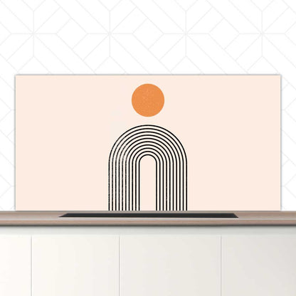 Spatscherm - Boho Regenboog