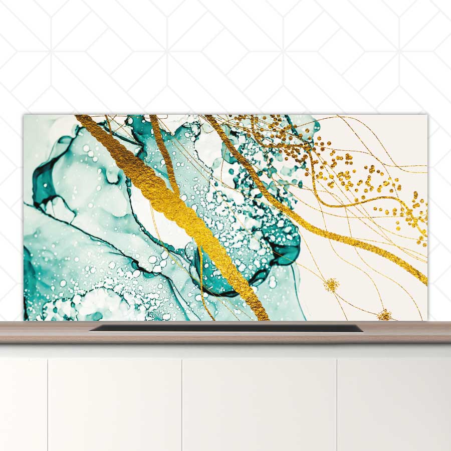 Spatscherm - Abstracte lucht