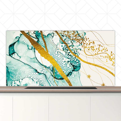 Spatscherm - Abstracte lucht