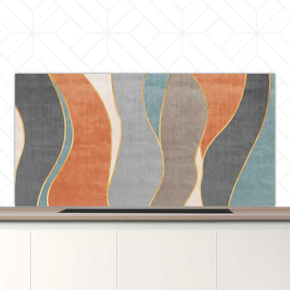 Spatscherm - Abstracte golven