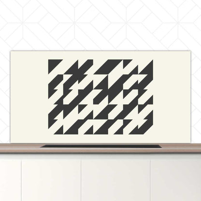 Spatscherm - Bauhaus driehoeken