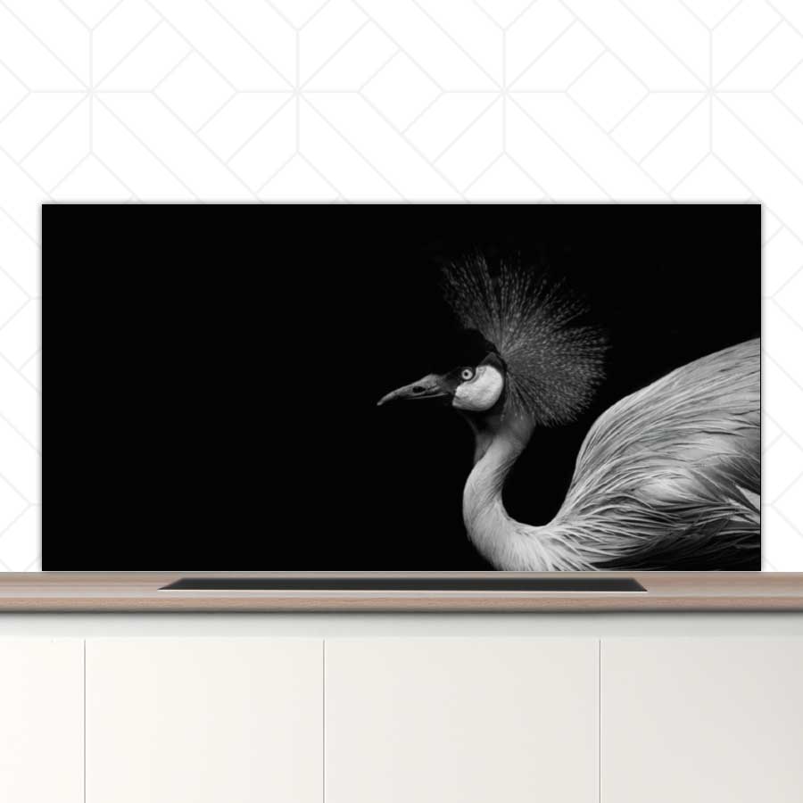 Spatscherm - Kraanvogel