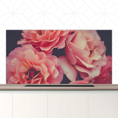 Spatscherm - Rozen close-up