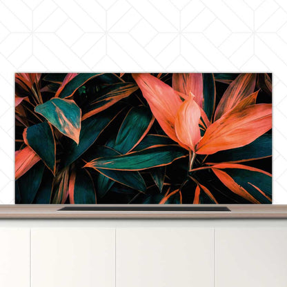 Spatscherm - Tropische bloem